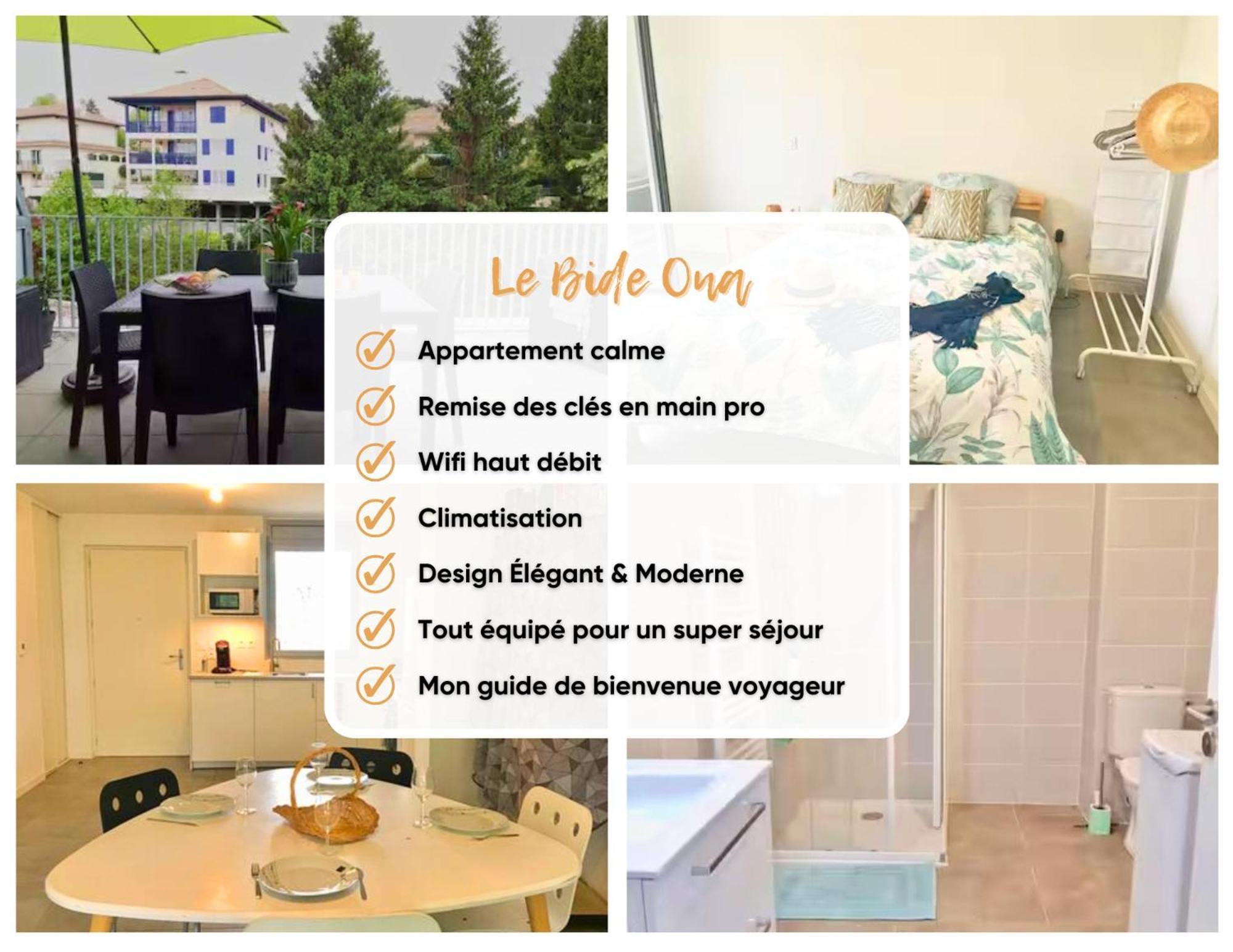 Appartamento Bide Ona - Centre - Terrasse - Parking Bayonne Esterno foto